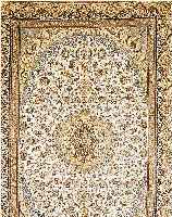 NAIN,PERSIEN CA 415 X 295 CM..FLOR WOLLE MIT SEIDE.EHZ 3.CA 10 JAHRE.