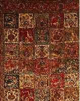 TÄBRIZ,PERSIEN CA 397 X 305 CM..FLOR WOLLE. EHZ 3.CA 30 JAHRE.