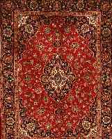 KESCHAN,PERSIEN CA 194 X 142 CM..FLOR WOLLE. EHZ 2.CA 30 JAHRE.