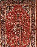KESCHAN,PERSIEN CA 207 X 132 CM..FLOR WOLLE. EHZ 2-3.CA 30 JAHRE.