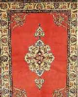 SAROGH,PERSIEN.CA 204 X 146 CM..FLOR WOLLE. EHZ 2.CA 10 JAHRE.