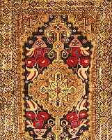 ARDABIL,PERSIEN CA 195 X 135 CM..WOLLE AUF WOLLE EHZ 2.CA 40 JAHRE.
