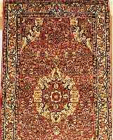 BIDJAR,PERSIEN CA 133 X 76 CM..FLOR WOLLE. EHZ 1-2.CA 10 JAHRE.
