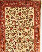 SAROGH,PERSIEN CA 242 X 150 CM..FLOR WOLLE. EHZ 1-2.CA 10 JAHRE.
