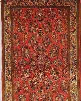 SAROGH,PERSIEN CA 223 X 135 CM..FLOR WOLLE. EHZ 2.CA 20 JAHRE.