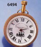 SCHREIBTISCHKUGELUHR MIT EINGEBAUTEN ARMBAND- UHRRUNDWERK, 17 ST., KAL. UNGED., MESSING- AUßENTEIL, EMAILFARB. BLATT, BEZ. RAILWAY REGULATEUR, ...