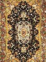 TÄBRIZ FEIN,PERSIEN CA 163 X 102 CM..FLOR KORKWOLLE MIT UND AUF SEIDE.CA 700.000 KN/QM. EHZ 1-2.CA 10 JAHRE.
