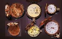 TIFFANY & CO. NY SAVONETTE DAMENTASCHEN-/AN- HÄNGEUHR, SCHWEIZ/USA UM 1891, GG 750/000, BEIDE RÄNDER KANELLIERT, BEIDE HALBSCH. SYM. GUILL., ...