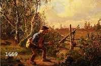 KRONBERG, JULIUS, 1850 KARLSKRONA-1921 STOCKHOLM, BEDEUTENDER SCHWEDISCHER KÜNSTLER, WAR AUCH MEHRERE JAHRE IN MÜNCHEN TÄTIG, TRAT BEREITS 1864 ...