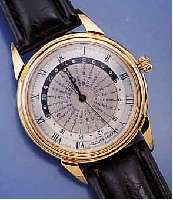 JAQUES LEMANS WORLDTIMER HERRENARMBANDUHR AUTOMATIK, SCHWEIZ 2000, UNGETR. LAGERW., ORIG.-LEDERB., ETUI U. PAPIERE M. GARANTIE- KARTE (UNAUSGEF.), ...