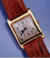 GRUEN HERRENARMBANDUHR PRECISION, SCHWEIZ/ USA UM 1930, SERIE PRECISION, GG 585/000, ORIG.-BLATT ZUM RAND ZU L. FL., GEBL. STAHL- ZEIGER, ...