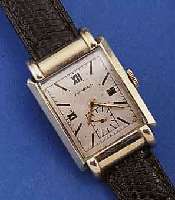 MOVADO HERRENARMBANDUHR, SCHWEIZ UM 1934, NICKELGEH. M. AUFGEDR. EDELST.-BOD., BL. REST. (LT. FLECKIG), FORMANKERW., KAL. 375, 17 ST., INDIR. KL. ...