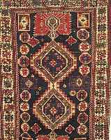 SHIRWAN, RUSSLAND, 198 X 130CM, EHZ 4 WOLLE AUF WOLLE, 1890