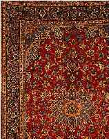 ESFAHAN, PERSIEN, 338 X 248CM, EHZ 2 FLOR WOLLE, CA.30 JAHRE