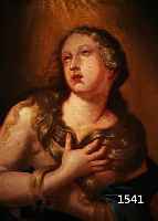UNBEK. KÜNSTLER DES 18. JH., QUALITÄTVOLLE DARSTELLUNG DER MARIA MAGDALENA, ÖL/LWD. (NEUER KEILRAHMEN), UNSIGN., 74 X 58 CM, R.