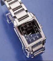 GIRARD PERREGAUX DAMENARMBANDUHR, DESIGN VINTAGE, EDELST., INCL. EDELST.-BAND, TEILW. POL., Z.T. SAT., BOMB. SAPHIRGL., BODEN AUFGE- DR., ...