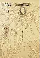 DALI, SALVADOR, 1904-1989, TO EV'RY CAPTIVE SOUL, RADIERUNG, ILLUSTRATION ZU EINEM GE- DICHT VON DANTE ALIGHIERI, HANDSIGN., NUM. XIX/C, CA. ...