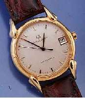 UNIVERSAL GENEVE ARMBANDUHR UNISONIC, ZENTRALSEK., DATUM, ELEKTROMECHANISCHES STIMMGABELSCHWINGERPRINZIP, PATENT VON BULOVA, HIER RESERV. FÜR ...