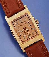 NUMA JEANNIN HERRENARMBANDUHR, STILTYP. UM 1935, FERTIGUNG UM 1985, SCHWEIZ, METALL HART- VERG., EDELST.-SCHARNIERBODEN, 2-FARB. BLATT, ...