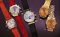JAQUES LEMANS ARMBANDCHRONOGRAPH, AUTOMATIK, M. VOLLKALENDERANZ. INCL. MONDPHASE, EDELST., LÜN., SOWIE BEWEGL. BANDANST., DRÜCKER U. KRONE ...