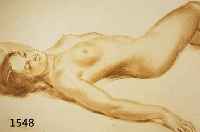 KONVOLUT AUS SEPIA- U. AQUARELLIERTER TUSCHE- ZEICHNUNG, FRANKREICH, CA. 20-30ER JAHRE, EROTISCHE MOTIVE: 1X SIGN. POUSARD, 44X84,5 CM; 1X SIGN. ...