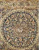 NAIN, PERSIEN, 190 X 196CM, EHZ 2 FLOR WOLLE MIT SEIDE, CA.20 JAHRE