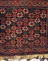 GASHGAI TASCHE, 55 X 45CM, EHZ 2 WOLLE AUF WOLLE, CA.60 JAHRE