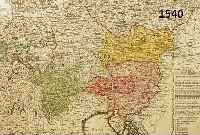 KONV. 3 ALTKOLOR. KUPFERSTICHKARTEN VON HOMANN VON ÖSTERREICH, 1.) ALTKOLOR. KUPFERSTICHKARTE VON HOMANN ERBENCA. VON HOMANN ERBENCA. 1747 S. R. ...