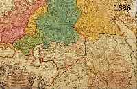 KONV. VON 7 KUPFERSTICHEN VON RUSSLAND, 1.) ALTKOLOR. KUPFERSTICHK. V. HOMANNCA, CA. 1750, GENERALIS TOTIUS IMPERII RUSSORUM MIT GR. ...