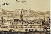 KONVOLUT VON 3 BLATT MIT BALINGEN UND UMGE- BUNG, 1.) KUPFERSTICH V. M. MERIAN, GE- SAMTANSICHT BALINGEN, SEHR GUTES BLATT, CA. 11 X 32,4 CM; 2.) ...