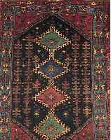 GHASHGAI,PERSIENCA, 193 X 145CM, EHZ 3-4 WOLLE AUF WOLLE, CA.70 JAHRE