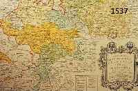 KONV. 3 BLATT FRANKEN (BAYREUTH), 1.) ALTKOLOR. KUPFERSTICHK. V. HOHMANN ERBEN, CA. 1755, PRINCIPATUS BRANDENBURGGICO- CULMBACENSIS VEL BARUTHINI, ...