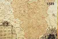 KONV. VON 2 BLATT MIT ALTKOLOR. KUPFERSTICHK. V. HOMANN AUS DEM HARZ, 1.) ALTKOLOR. KUPFERSTICHKARTE V. HOMANN ERBEN, CA. 1750, DELINEATIO ACURATE ...