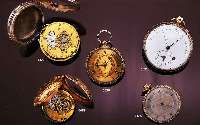 BREGUET (NICHT A.L. BREGUET) SPINDELHERREN- TASCHENUHR MIT HALBSTUNDENSCHLAGWERK, SELBSTSCHLAGEND, SILBER, SCHWEIZ UM 1825, L. GEW. EMAILBL. FEIN ...