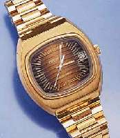 JAEGER LE COULTRE HERRENARMBANDUHR MASTER- QUARTZ, SCHWEIZ UM 1974, MASSIV METALL M. GG-AUFL. INCL. METALLBAND, KAL. 252, ERSTE SERIE VON LE ...