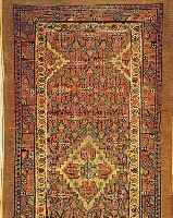 MALAYER, PERSIEN, 490 X 82CM, EHZ 4 FLOR WOLLE, CA.60 JAHRE