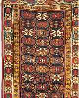 KAZAK,RUßLAND, 362 X 111CM, EHZ 4 FLOR WOLLE, CA.70 JAHRE