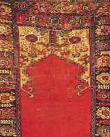 MUCUR, TÜRKEI, 128 X 104CM, EHZ 5 WOLLE AUF WOLLE, UM 1900