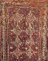 GASHGAI, PERSIEN, 240 X 165CM, EHZ 4 WOLLE AUF WOLLE,UM 1910,