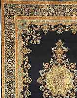KERMAN, PERSIEN, 389 X 290CM, EHZ 3 FLOR WOLLE, CA.30 JAHRE