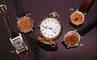 ULYSSE NARDIN ARMBANDCHRONOGRAPH, SCHWEIZ UM 1945, GG 750/000, BODEN U. GLASR. GEDR., D. CA 38 MM, KUPFERFARB. BLATT, 30-MIN.-STOPPZÄHLER, ...