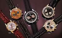 BREITLING ARMBANDCHRONOGRAPH TOPTIME, SCHWEIZ/USA UM 1955, METALL HARTVERG., EDEL- ST.-BODEN GEDR., 45 MIN.-STOPPZÄHLER, 17 ST., HANDAUFZUG, ...