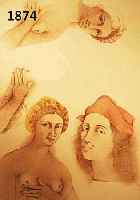 BRUNI, BRUNO, GEB. 1935, FARBLITHOGRAPHIE, MOTIV NACH RAFFAEL, HAND- SIGN. UND NUM. 78/1000, CA. 79 X 59,5 CM