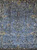 KESCHAN,PERSIEN CA 400 X 310 CM..FLOR WOLLE. EHZ 2.CA 50 JAHRE.