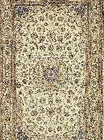 NAIN FEIN,PERSIEN CA 255 X 158 CM..FLOR KORK -WOLLE MIT SEIDE.EHZ 1-2.CA 10 JAHRE.CA MIO KN/QN.