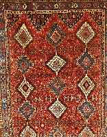 YALAMEH,PERSIEN CA 281 X 195 CM..WOLLE AUF WOLLE.EHZ 1-2.CA 10 JAHRE.