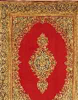 KERMAN,PERSIEN CA 378 X 278 CM..FLOR WOLLE. EHZ 3.CA 50 JAHRE.