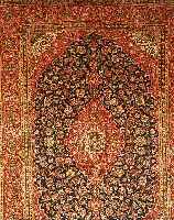 KESCHAN,PERSIEN CA 437 X 307 CM..EHZ 2. FLOR WOLLE.CA 30 JAHRE.