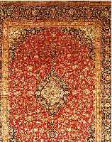 KESCHAN,PERSIEN CA 398 X 299 CM..EHZ 2 CA 30 JAHRE.FLOR WOLLE.