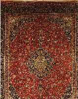 KASCHMAR,PERSIEN CA 377 X 297 CM..FLOR WOLLE EHZ 2.CA 30 JAHRE.